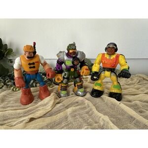 Vintage Bob Buoy Rocky canyon Construction Fisher Price Rescue Heroes Action Fig